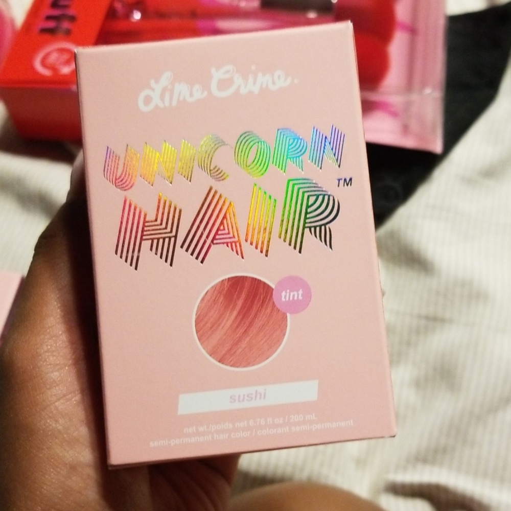 Lime Crime Sushi hair tint